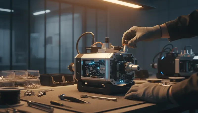 מפעל ייצור Groutbot – פרטי הרכבה ובקרת איכות